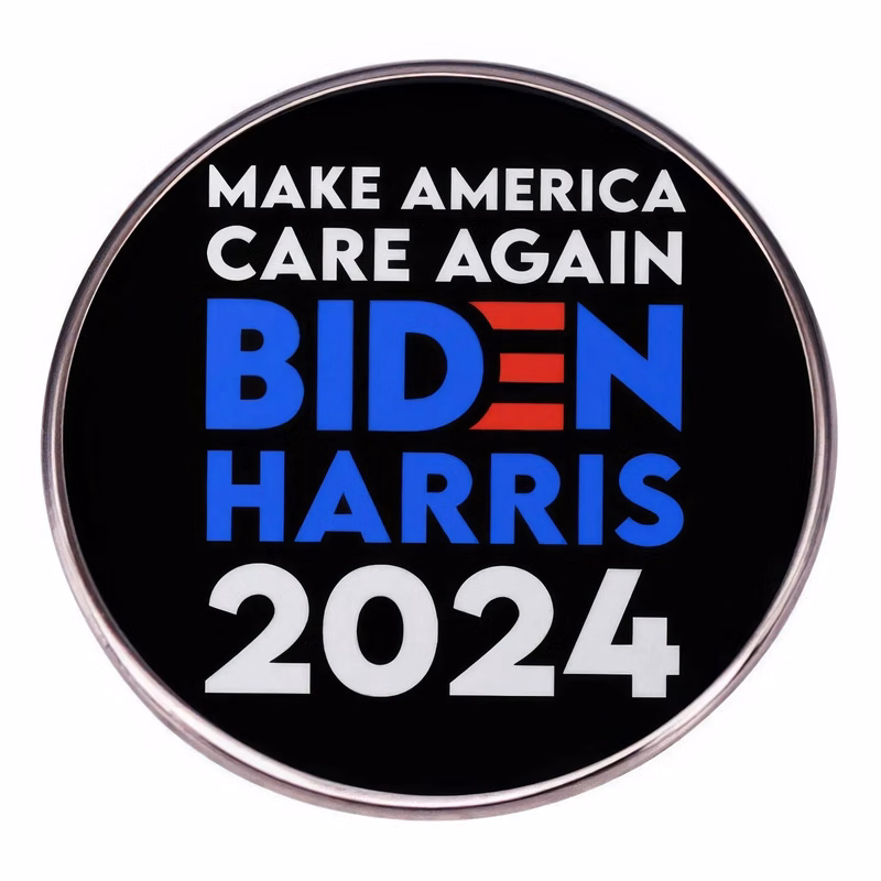 Presidential Support Alloy Badge