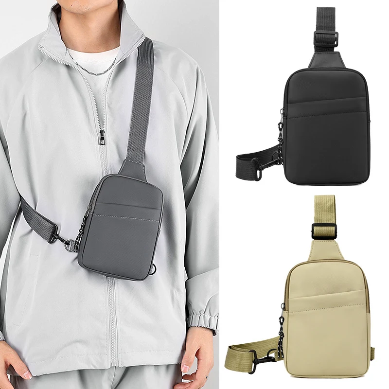 PU leather chest bag 1
