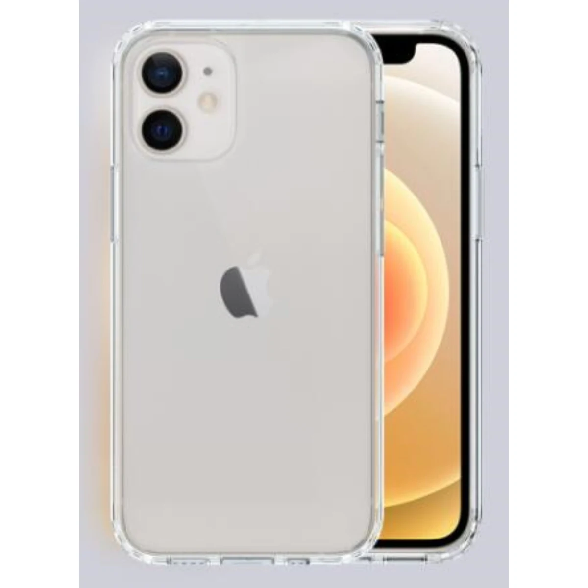iPhone 13 Clear Hard Shell Case with TPU Bumpers 1