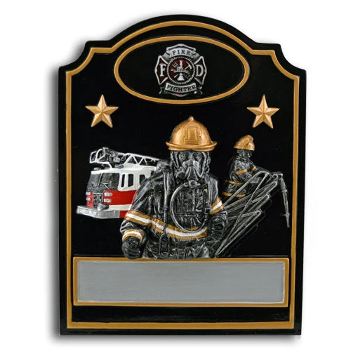 Firefighter Resin Plate 1