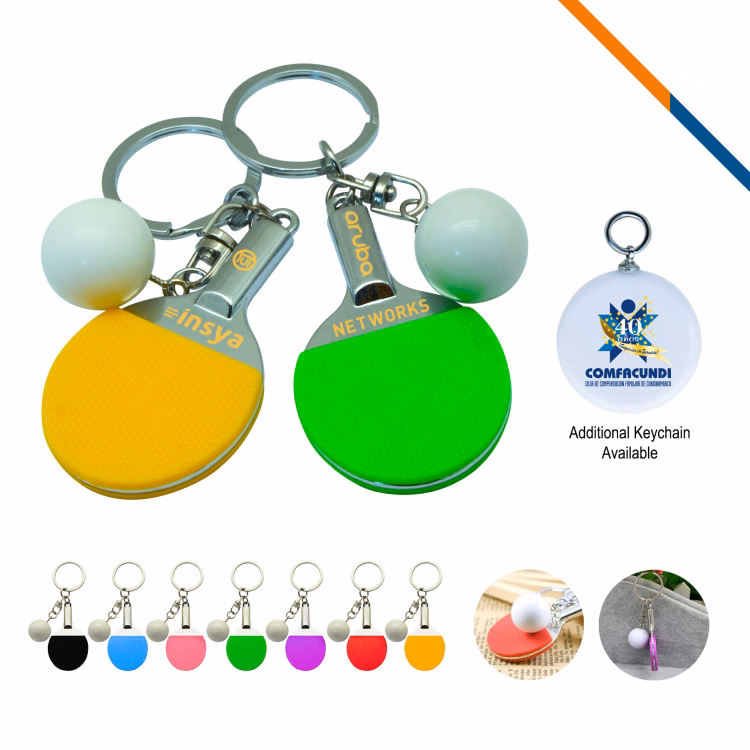 Table Tennis Keychain