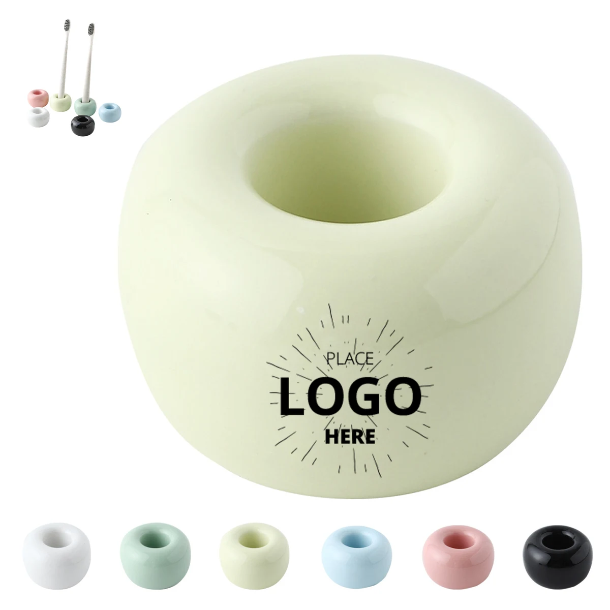Mini Ceramic Toothbrush Holders 1