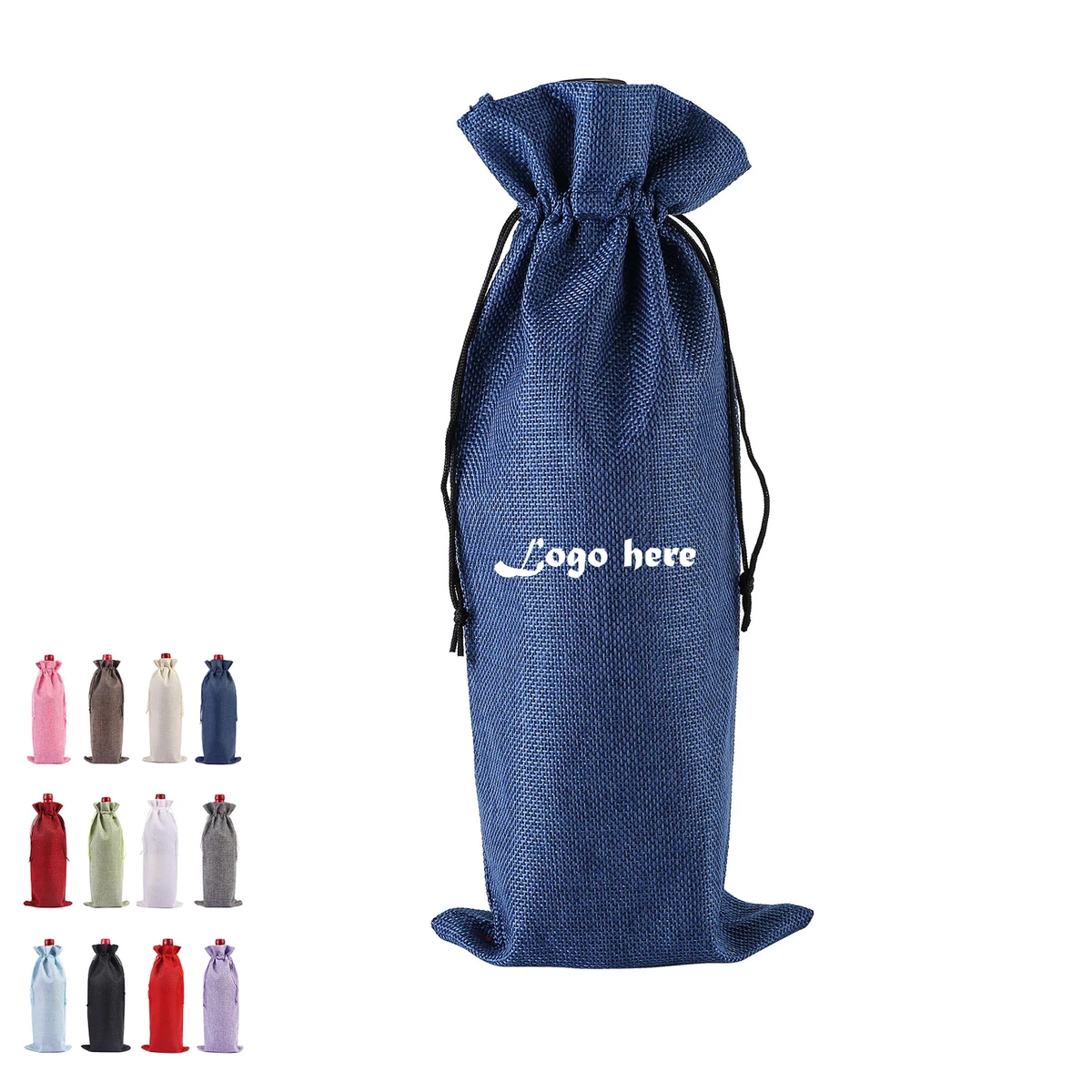 Wine Bottle Bag With Drawstring MOQ 30pcs 1