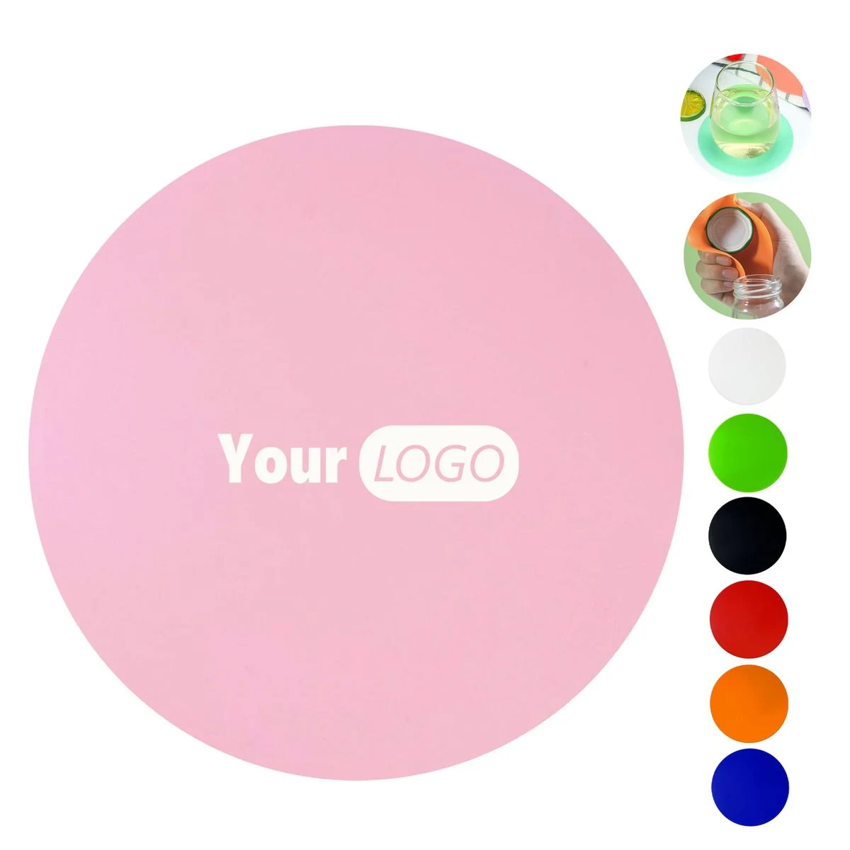 Multifunctional Silicone Jar Opener Coaster 1