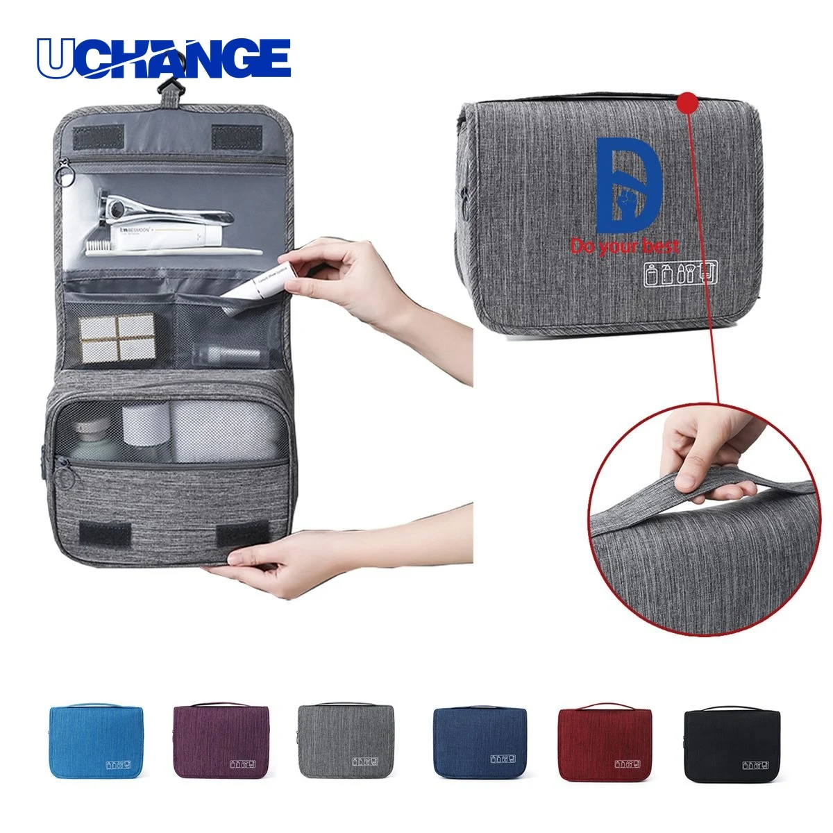 Foldable Hanging Toiletry Bag Organizer 1