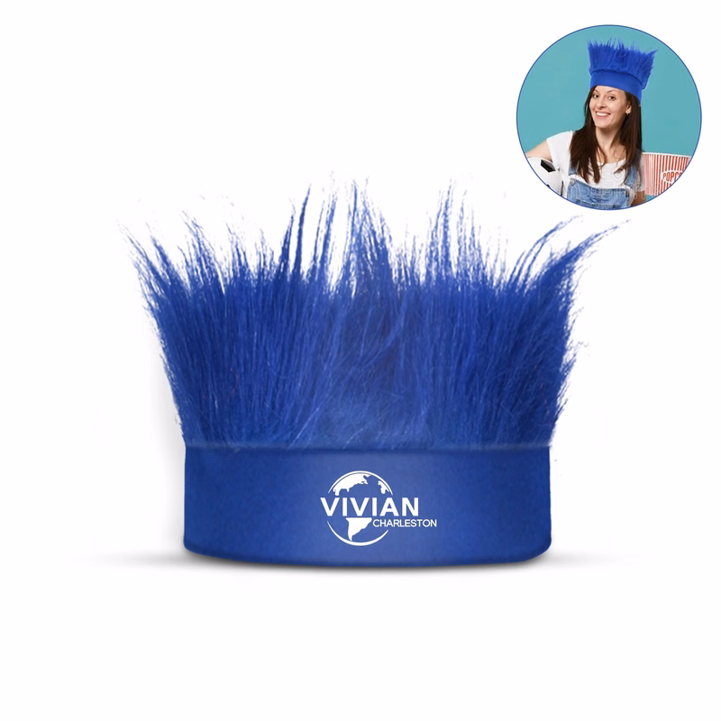 Polyester Crazy Fan Headband Wig