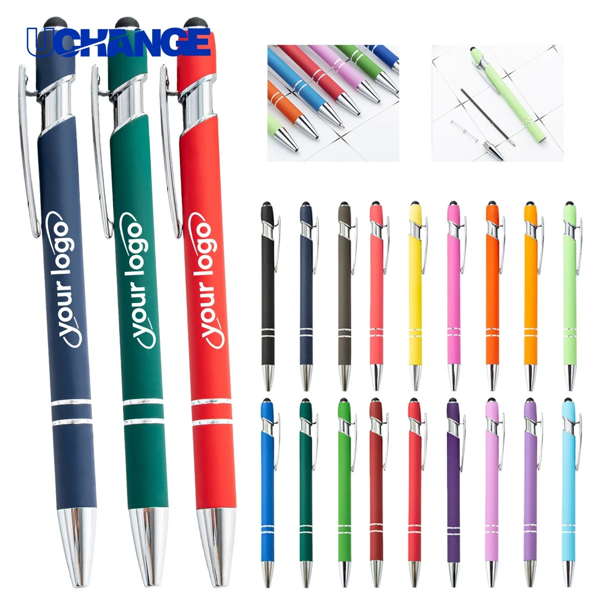 2-in-1 Metal Durable Ballpoint Pen 1