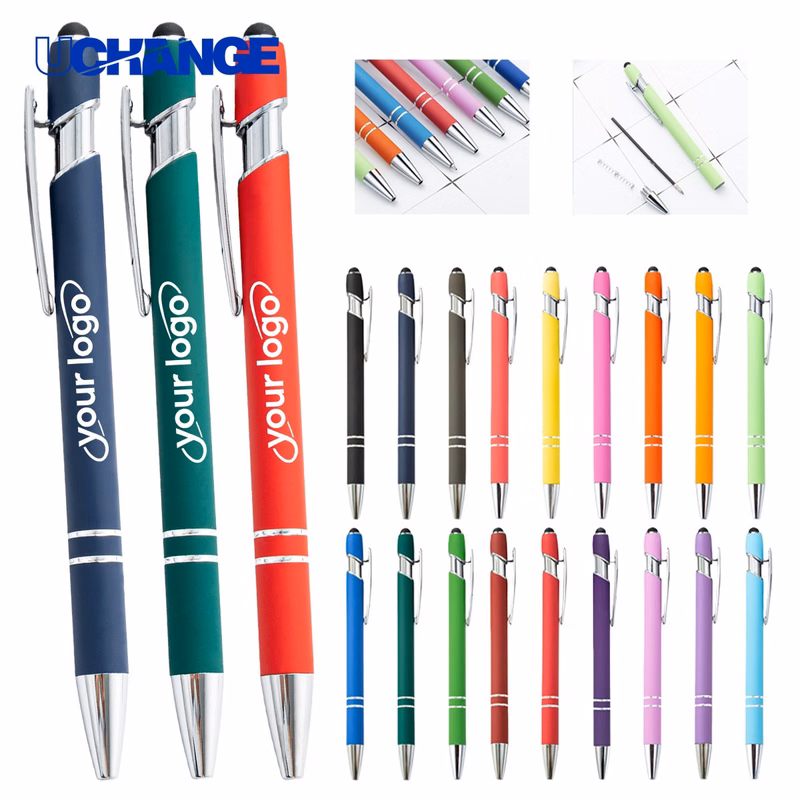 2-in-1 Metal Durable Ballpoint Pen