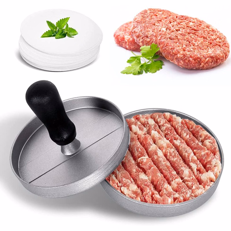 Non-Stick Aluminum Hamburger Press Patty Maker