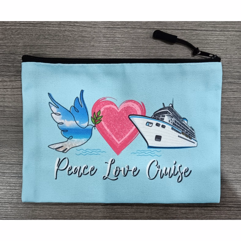 Canvas Pencil Zipper Bag