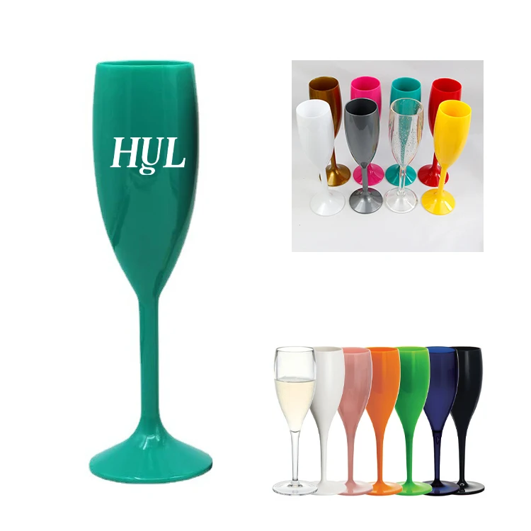 Acrylic Plastic Champagne Flute Glass 1