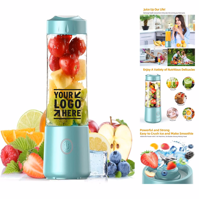 USB Portable Blender 13.5 Oz Personal Size Juicer Cup