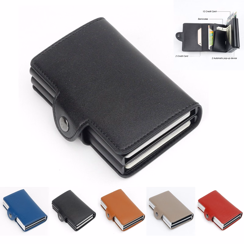 Double Anti Rfid Credit Card holder Case