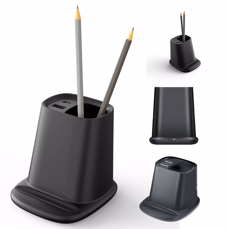 3 In 1 Desktop Wireless Pen Holder