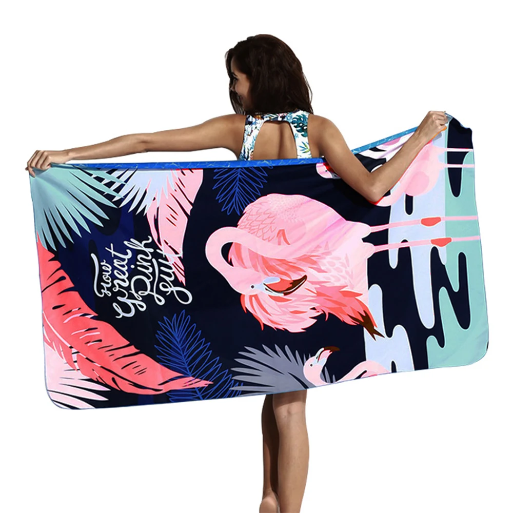 Full color print 59'' x 29'' 450g beach towel bath towel 1