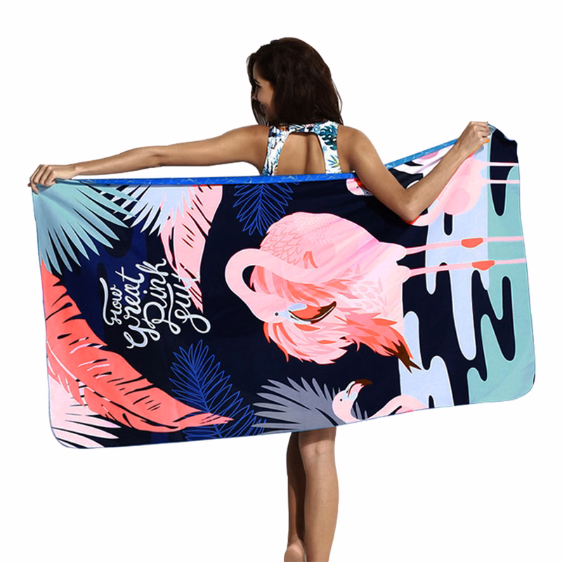 Full color print 59'' x 29'' 450g beach towel bath towel