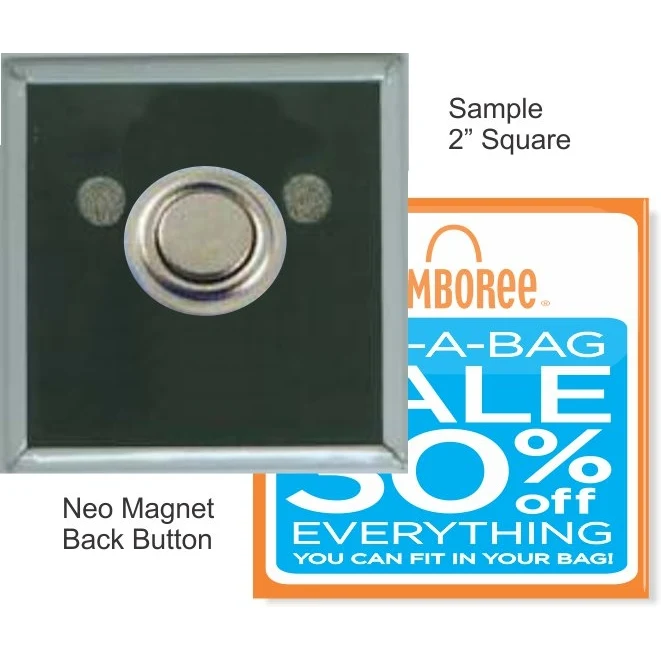 Neo Magnet 2 Inch Square Button 1