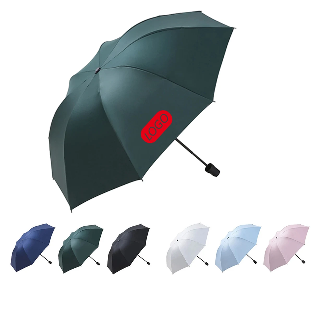Portable Compact Wind Resistant Rain Umbrella 1