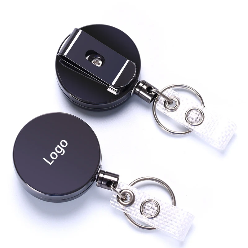 Retractable Badge Reel with Key Ring 1