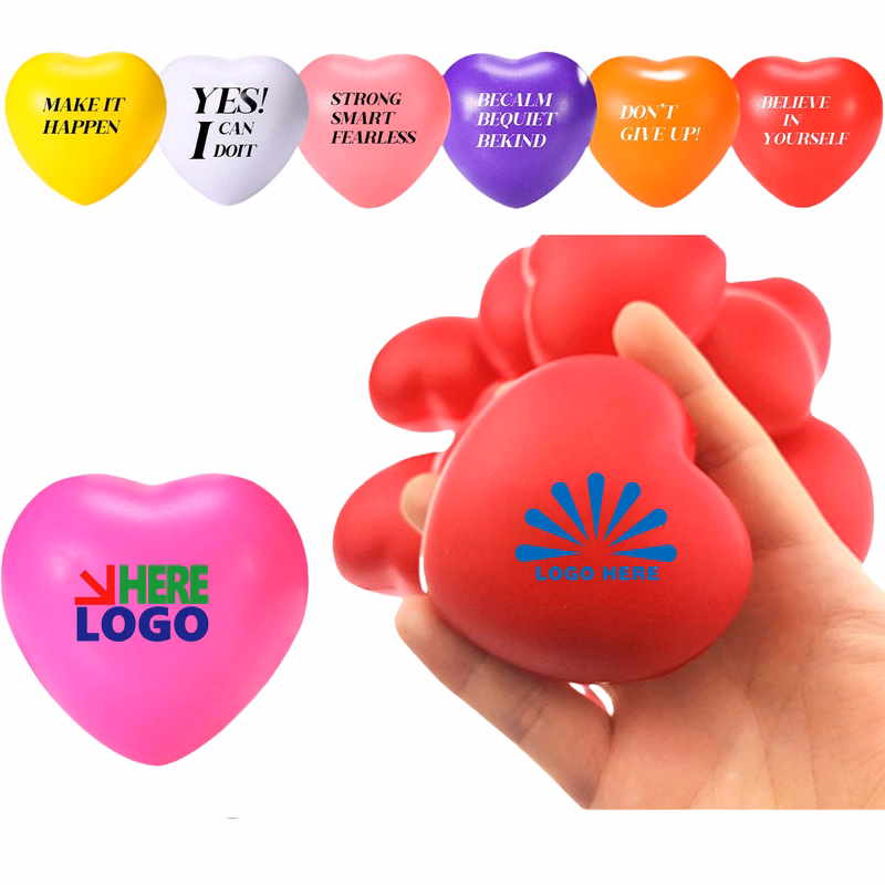 Mini Heart Shape Stress Balls