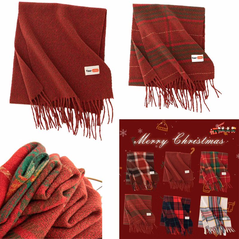 Christmas Cashmere-Feel Warm Scarf