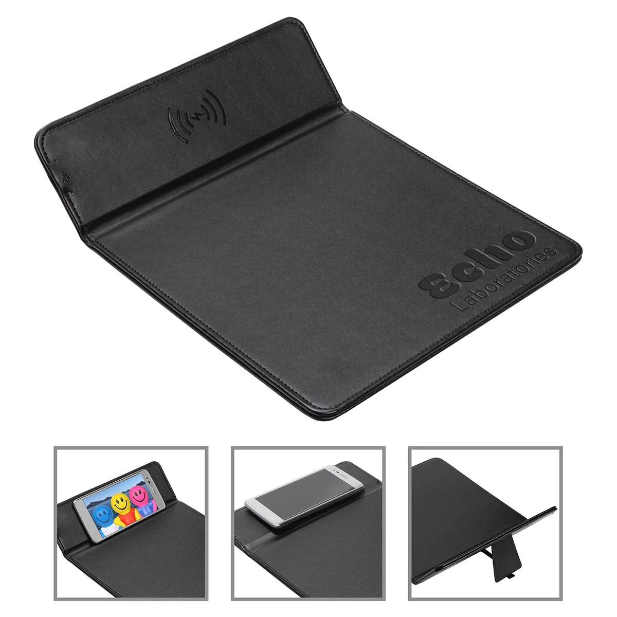 Accord Wireless Charger Mouse Pad with Kickstand 1