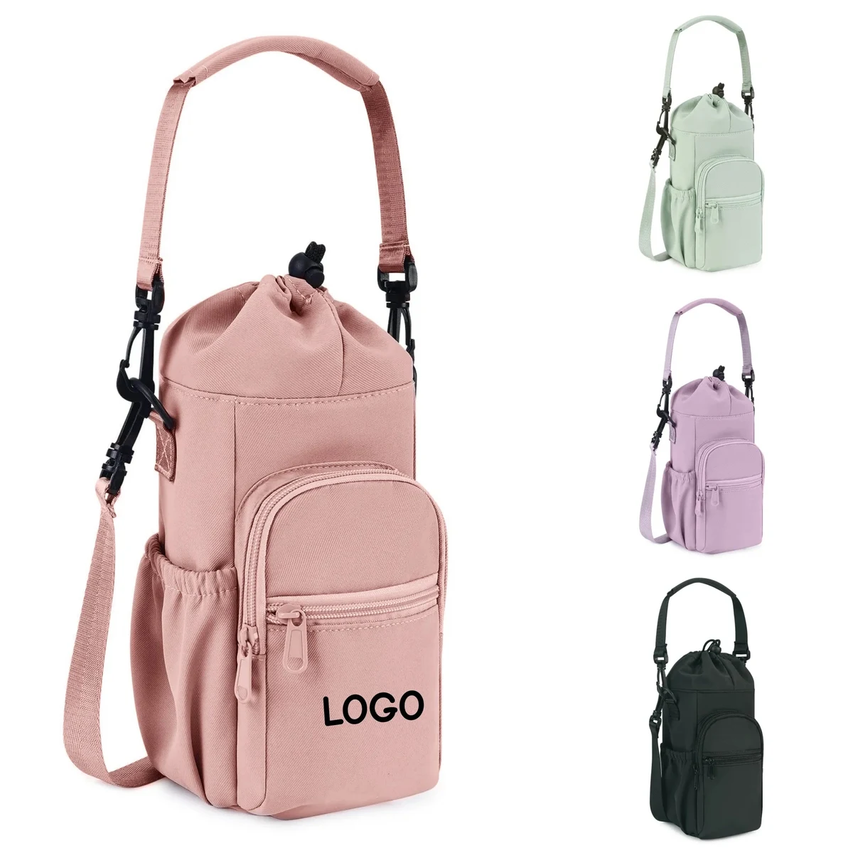 Crossbody Water Bottle Holder Sling Bag Strap 1