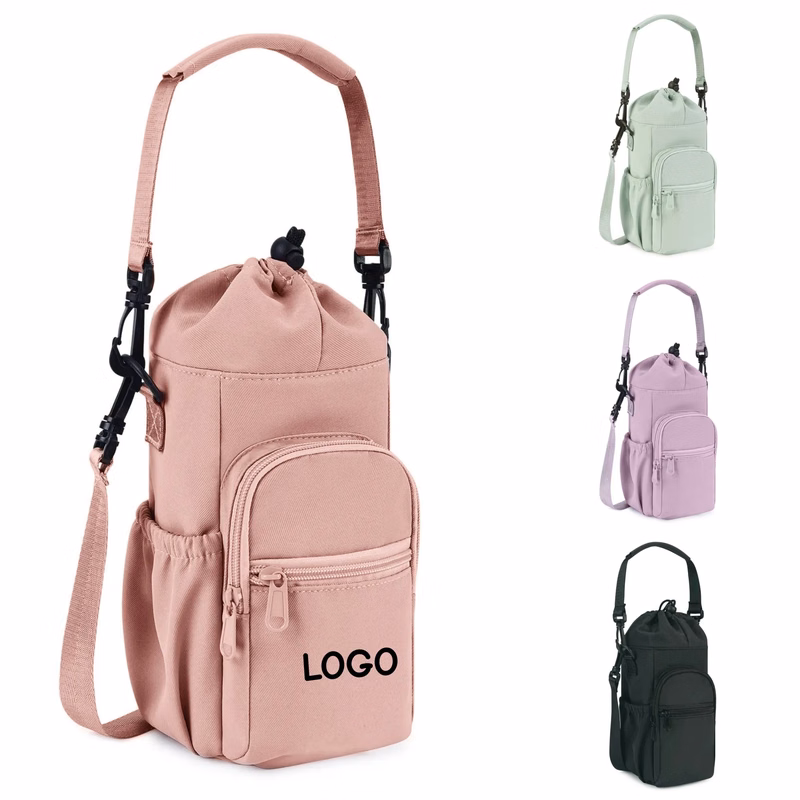 Crossbody Water Bottle Holder Sling Bag Strap