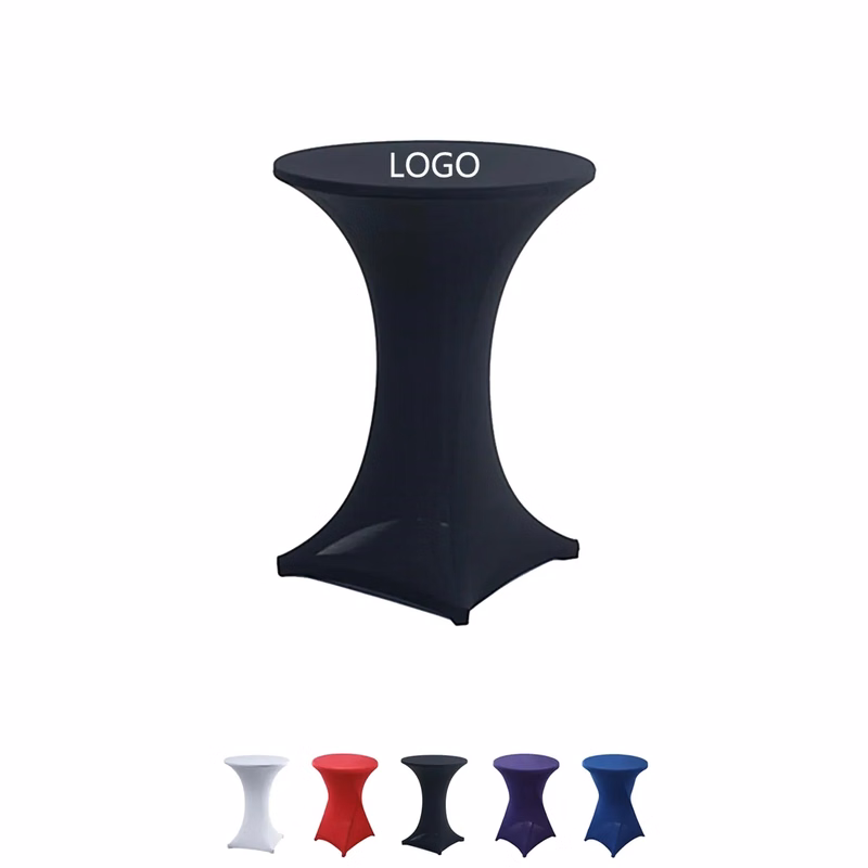 Cocktail Round Elastic Table Cover
