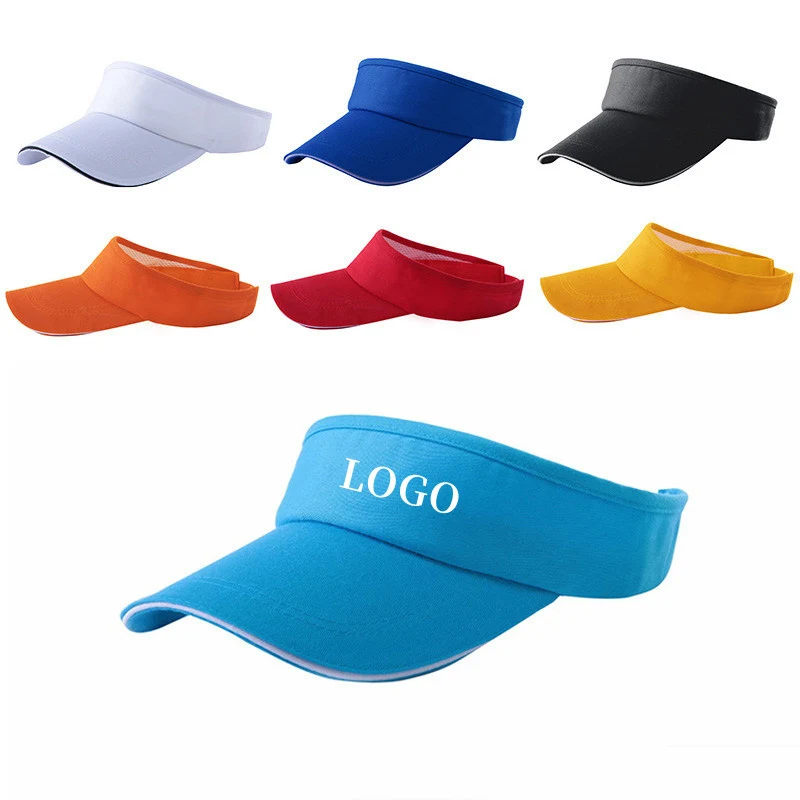Visor Cap With Adjustable Strap On Back 1
