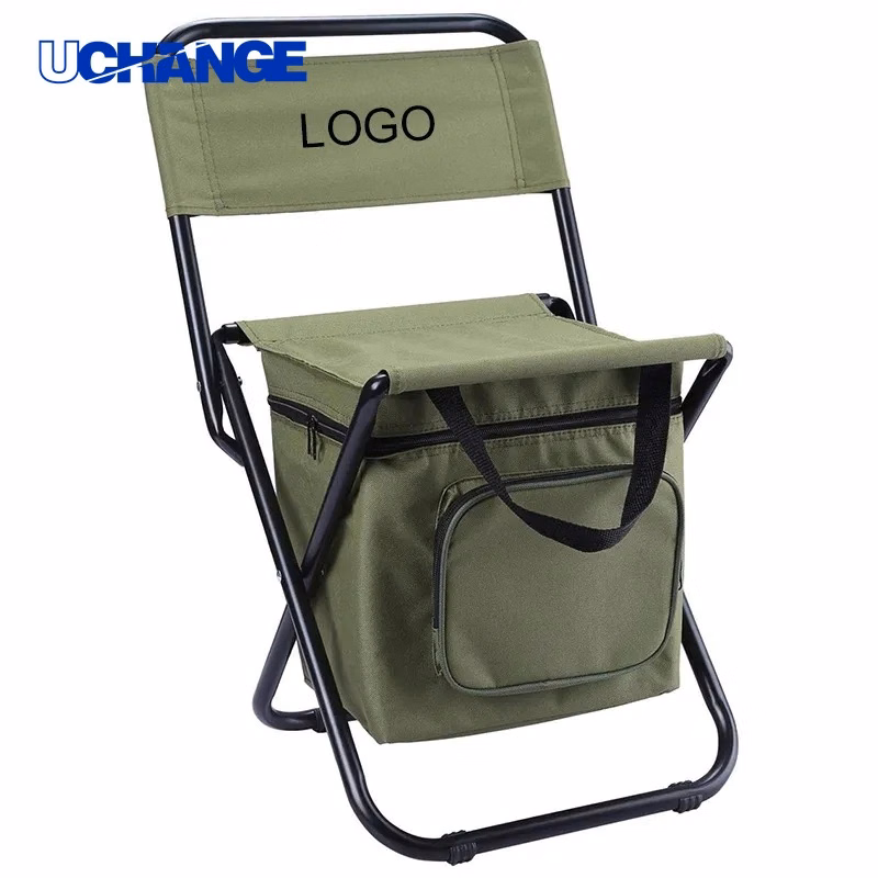 Fishing Chair with Cooler Bag Portable Seat for Outdoor Fishing