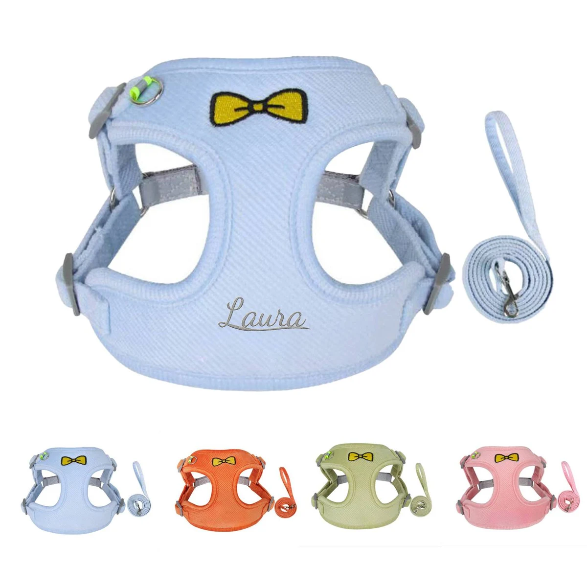 Breathable Pet Harness w/ Leash 1