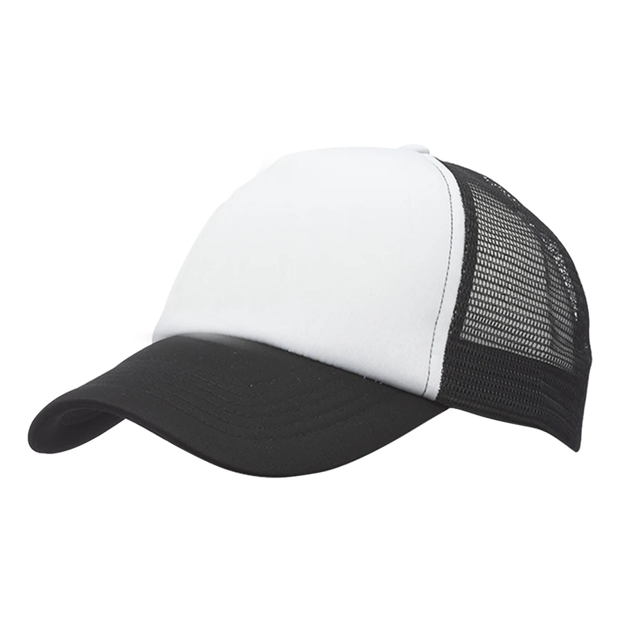 Structured Mesh Baseball Hat with Curved Visor 1