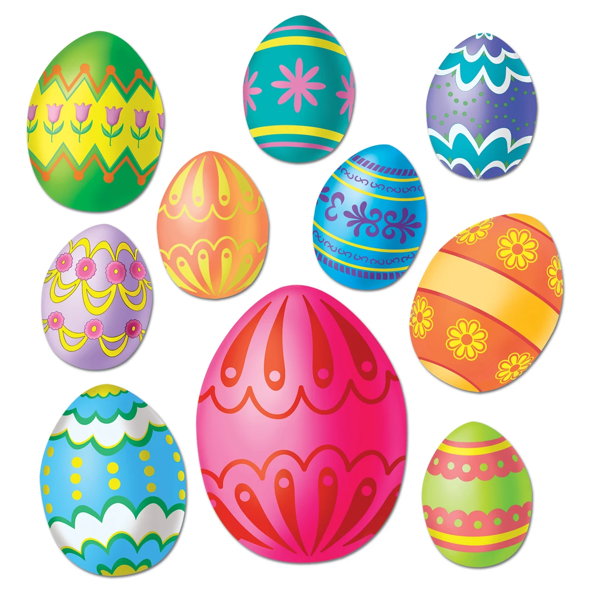 Easter Egg Cutouts 1