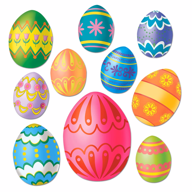 Easter Egg Cutouts