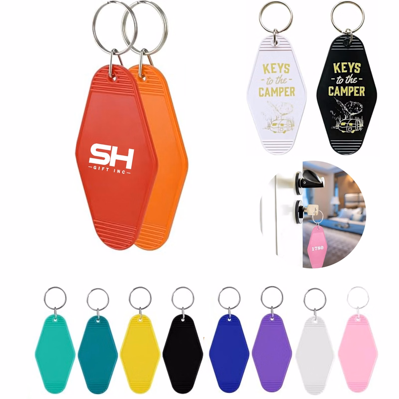 Custom Hotel Motel Keychains