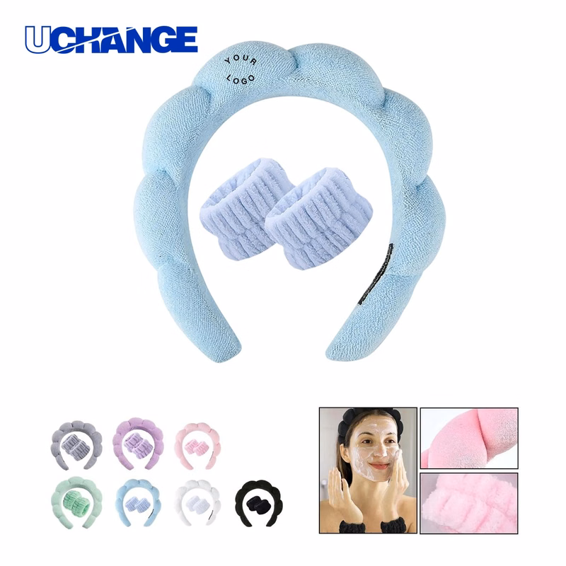 Terry Cloth Headband and Wristband Set