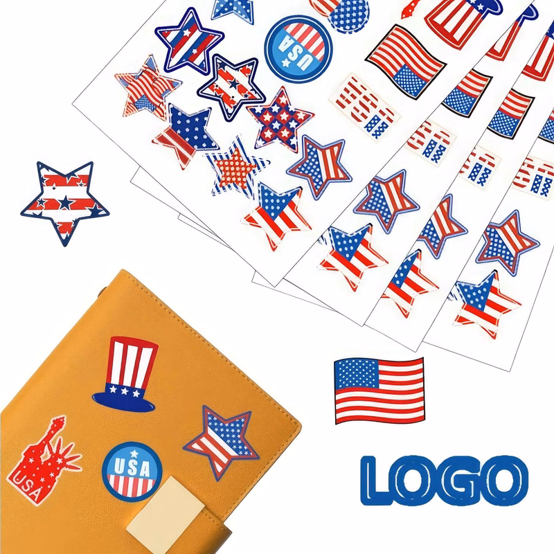 36 Pcs Patriotic Stickers for 4th July Independence Day