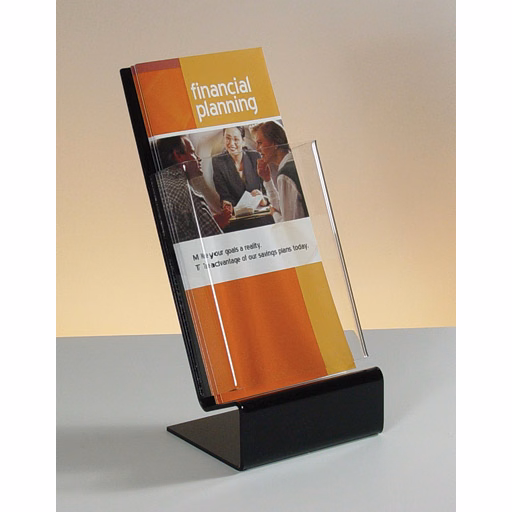 Slant Back Brochure Holder for 4"w Literature