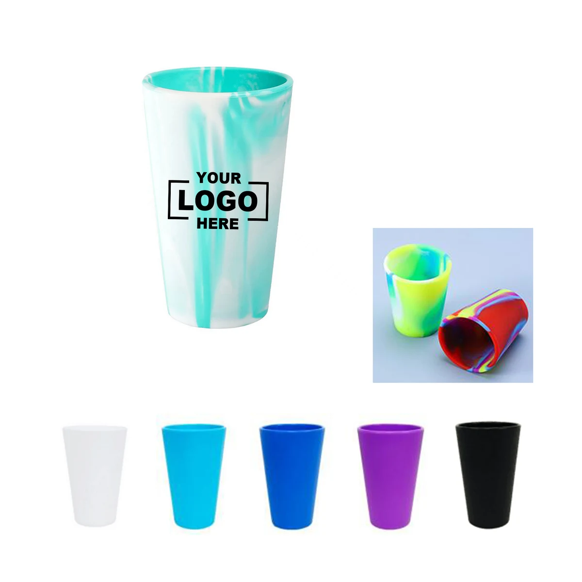 12oz Silicone Pint Cup 1