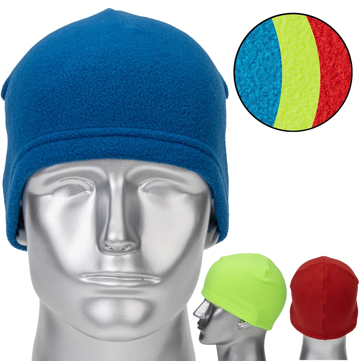 230GSM Polar Fleece Cotton Skull Cap 1