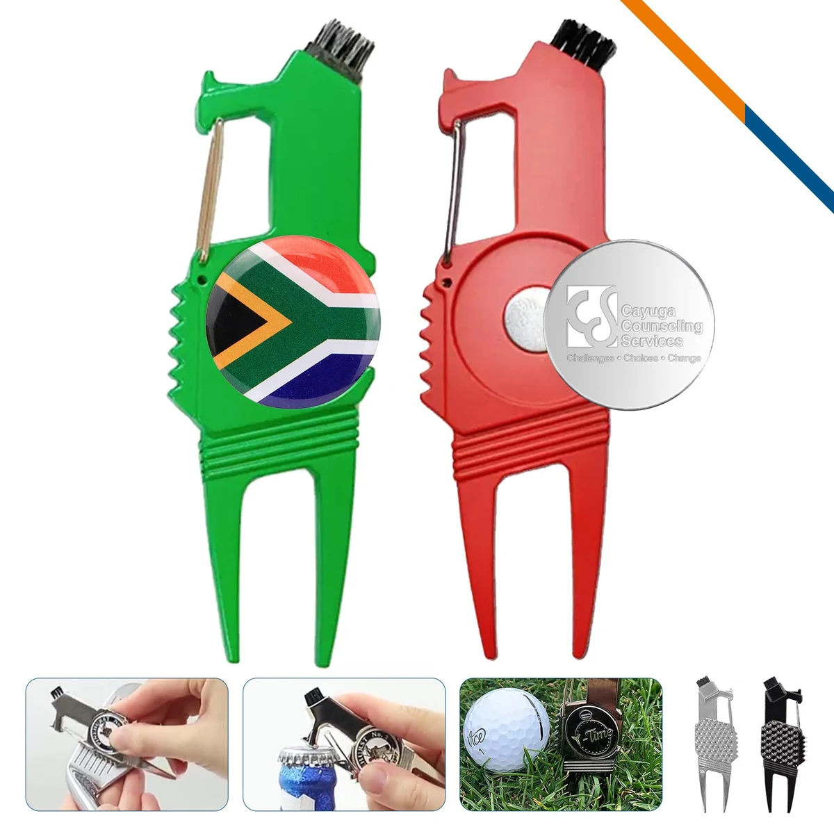 Pena 6in1 Ball Marker Golf Divot Tool 1