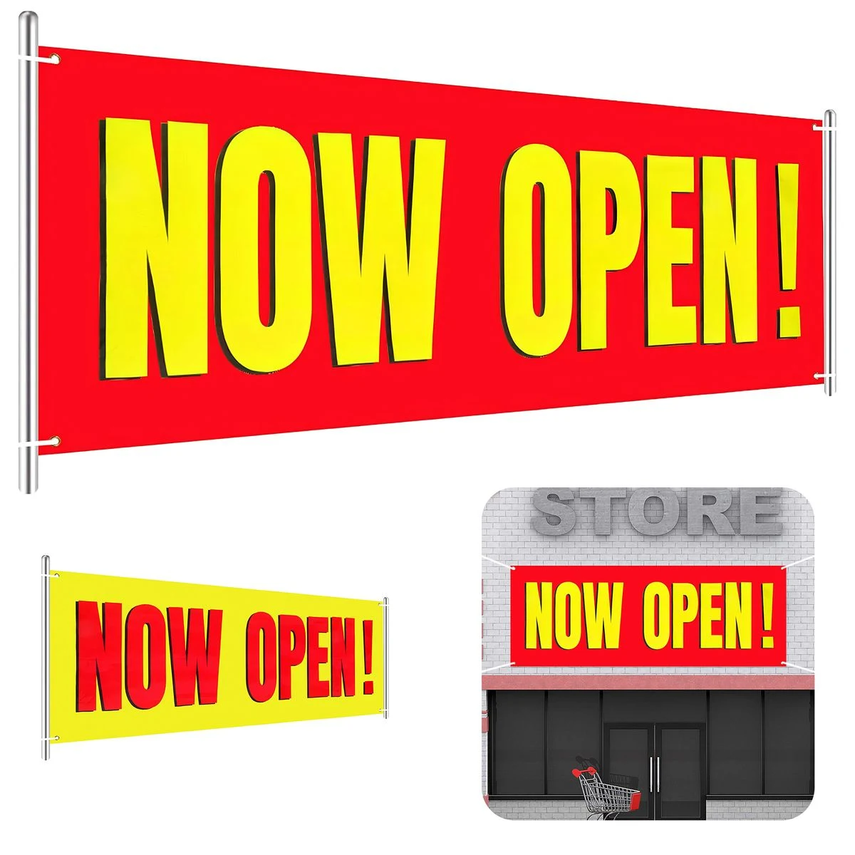 3 x 8 Feet Banner Outdoor Indoor Signs 1
