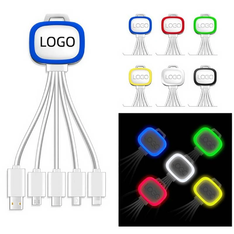 5 in 1 Luminous Data Cable 1