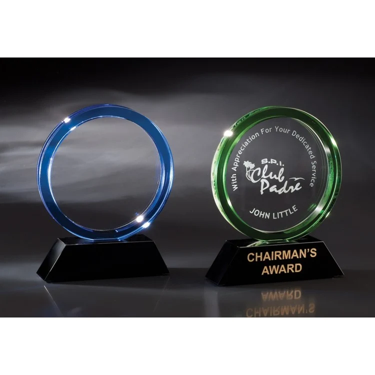 Designer Crystal Halo (Blue) Award 1