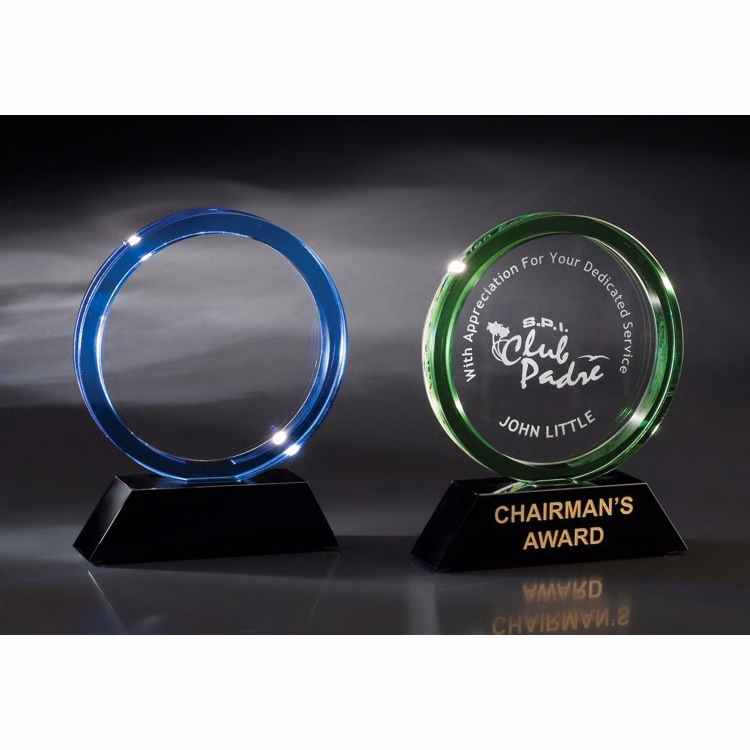 Designer Crystal Halo (Blue) Award