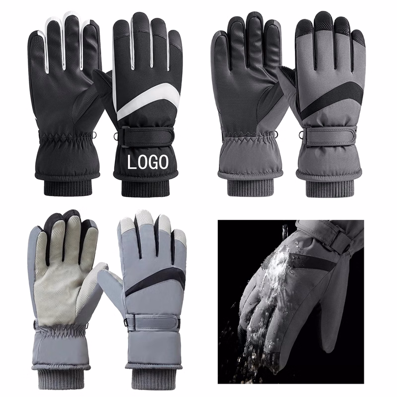 Winter Outdoor Thickened Waterproof Touch Screen Gloves