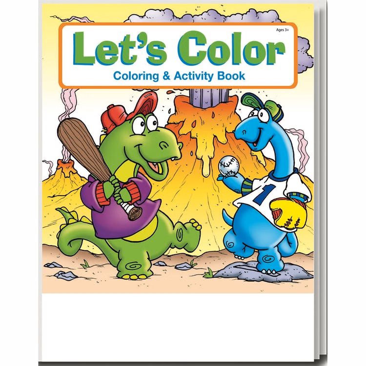 Dinosaur Coloring & Activity Books - Ages 3-9