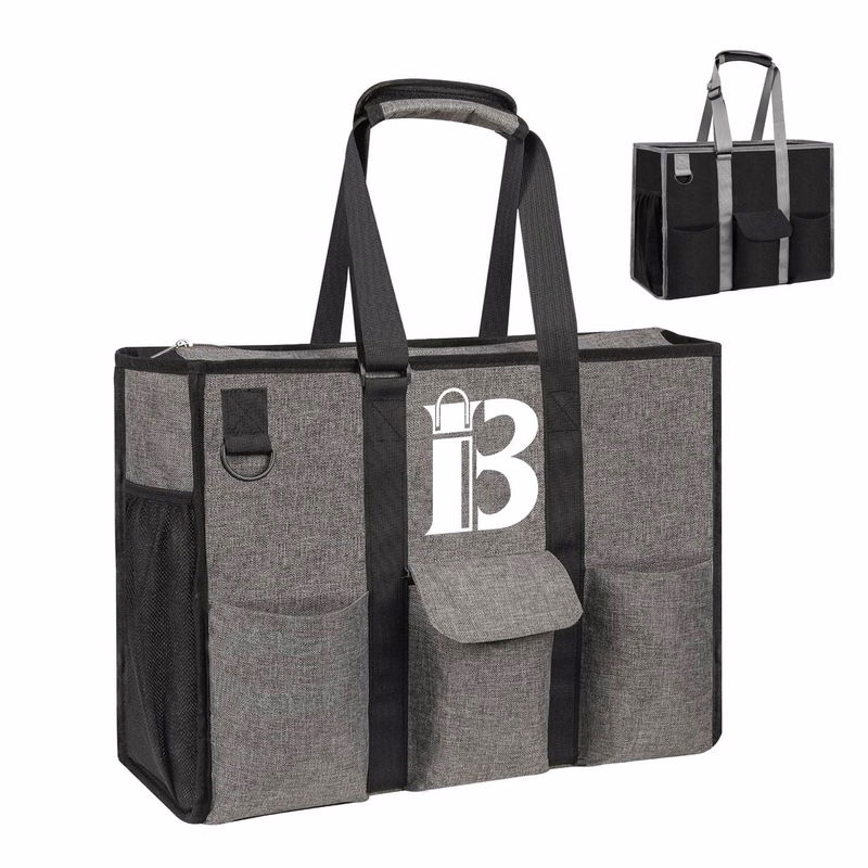 Women Large Waterproof Tote Bag w/ 12 Pockets