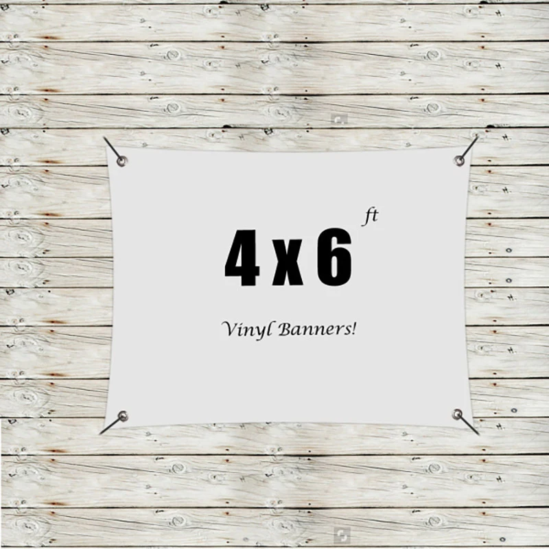 Custom 4' x 6' Vinyl Banners 1